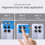 IMAK For Xiaomi Redmi Note 14 Pro 5G /  Poco X7 5G Tempered Glass Camera Lens Protector with Self Positioning Frame (Complete Covering)