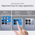 IMAK For Xiaomi Redmi K70 Ultra Tempered Glass Camera Lens Protector with Self Positioning Frame (Complete Covering)