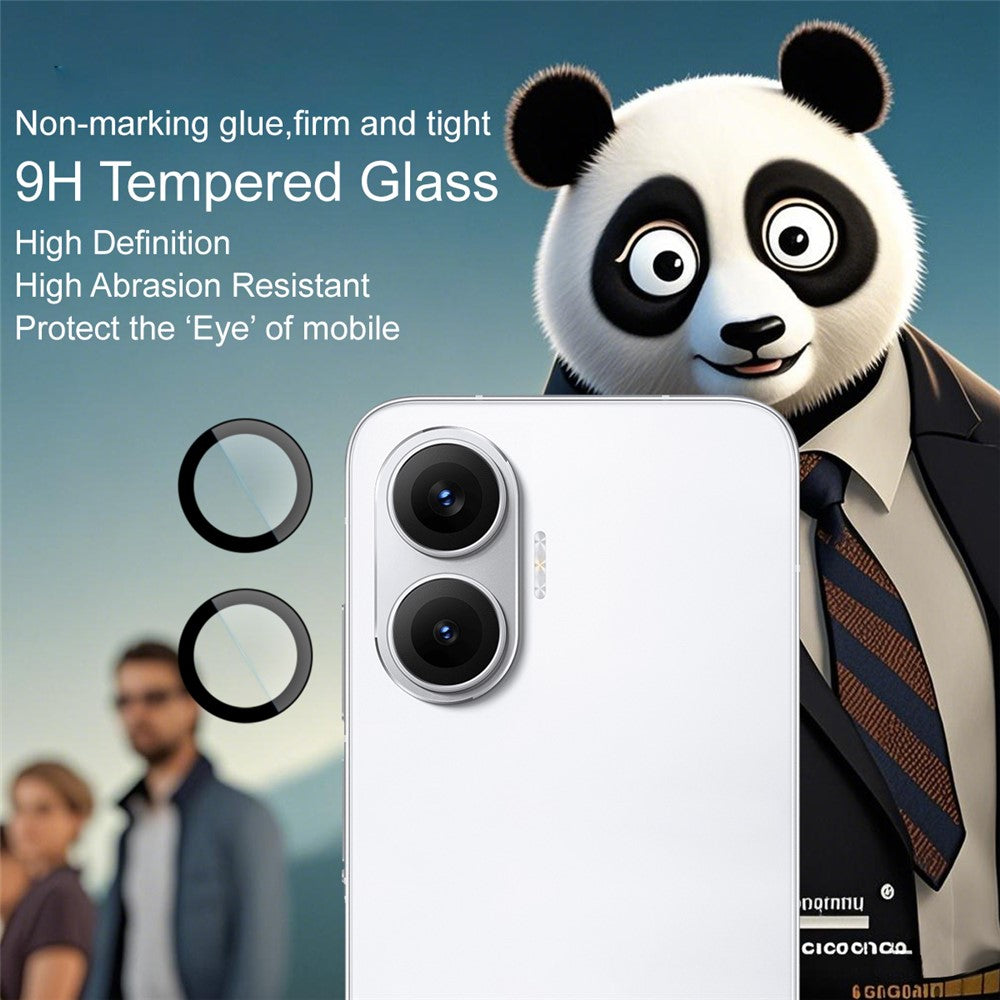 IMAK For Xiaomi Redmi Turbo 4 Pro 5G Tempered Glass Camera Lens Protector with Self Positioning Frame (Complete Covering)