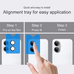 IMAK For Xiaomi Redmi Turbo 4 Pro 5G Tempered Glass Camera Lens Protector with Self Positioning Frame (Complete Covering)
