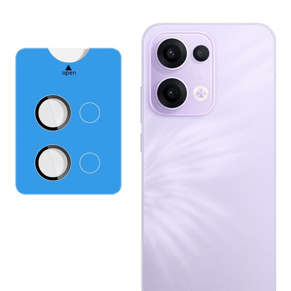 IMAK För Oppo Reno13 5G (Global) Härdat Glas Kameralinsskydd med Självpositionerande Ram (Komplett Hölje)