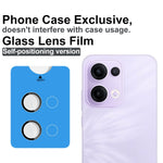 IMAK For Oppo Reno13 5G (Global) Tempered Glass Camera Lens Protector with Self Positioning Frame (Complete Covering)