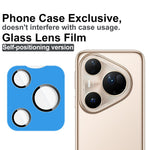 IMAK For Huawei Pura 80 Ultra Tempered Glass Camera Lens Protector with Self Positioning Frame (Complete Covering)