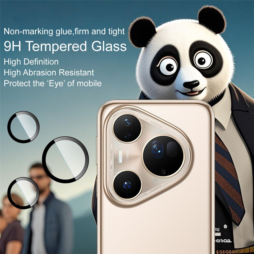 IMAK For Huawei Pura 80 Ultra Tempered Glass Camera Lens Protector with Self Positioning Frame (Complete Covering)