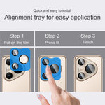 IMAK For Huawei Pura 80 Ultra Tempered Glass Camera Lens Protector with Self Positioning Frame (Complete Covering)