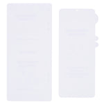 For Samsung Galaxy Z Flip7 5G Clear PET Film Soft Front and Back Screen Protector