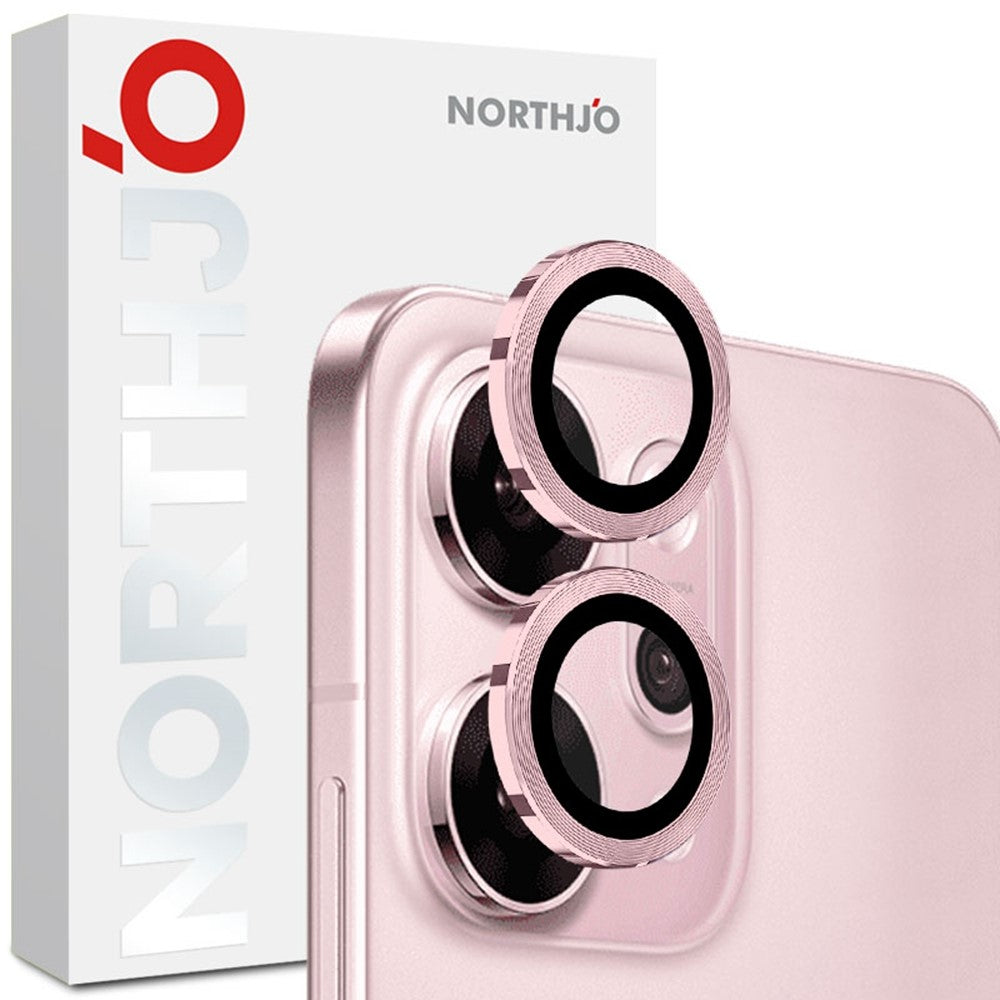 NORTHJO 1 Set For Oppo Reno14 Pro 5G (Global) Tempered Glass Camera Lens Film CD Veins Metal Ring Lens Guard