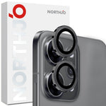 NORTHJO 1 Set For Oppo Reno14 Pro 5G (Global) Tempered Glass Camera Lens Film CD Veins Metal Ring Lens Guard