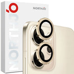 NORTHJO 1 Set For Oppo Reno14 Pro 5G (Global) Tempered Glass Camera Lens Film CD Veins Metal Ring Lens Guard