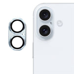 iPhone 17 Kameralinsskydd i Metall & Härdat Glas - Ljusblå