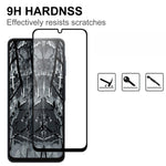 For Samsung Galaxy A08 5G / A08 4G / A07 5G / A07 4G AGC Tempered Glass with Black Edge Full Glue Full Coverage Screen Protector