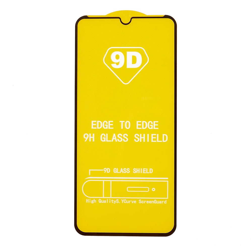 For Xiaomi Redmi Note 9 Pro Max / Note 9S 4G / Note 9 Pro 4G Silk Printing 9D Tempered Glass Film Side Glue Anti-Scratch Screen Protector
