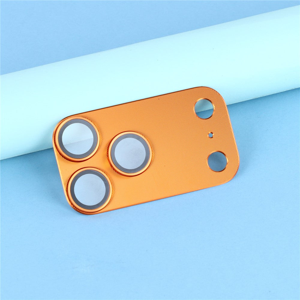 iPhone 17 Pro Kameralinsskydd i Metall & Härdat Glas - Orange