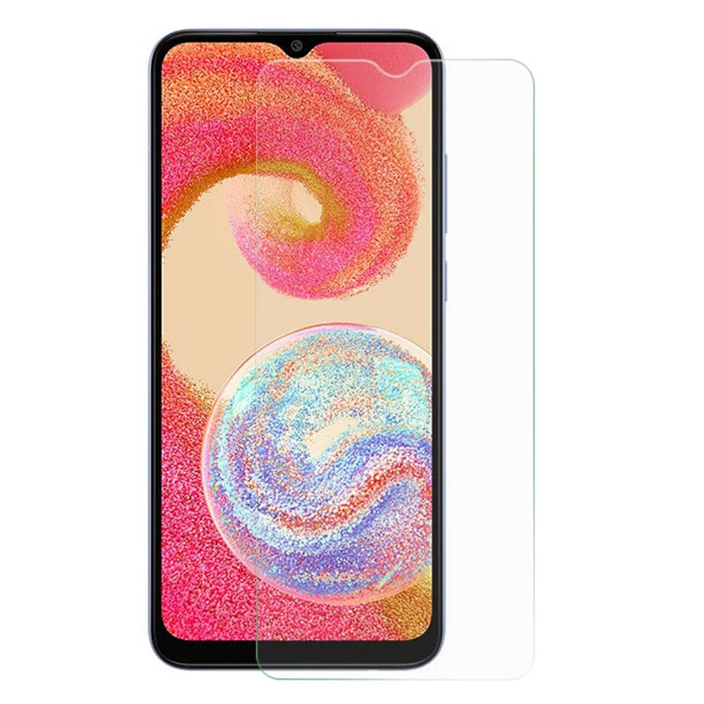 Super Slim 0,3 mm Arc Edge Ultra Klar Skærmbeskytter til Samsung Galaxy A04e 4G, Anti-eksplosion Hærdet Glasfilm