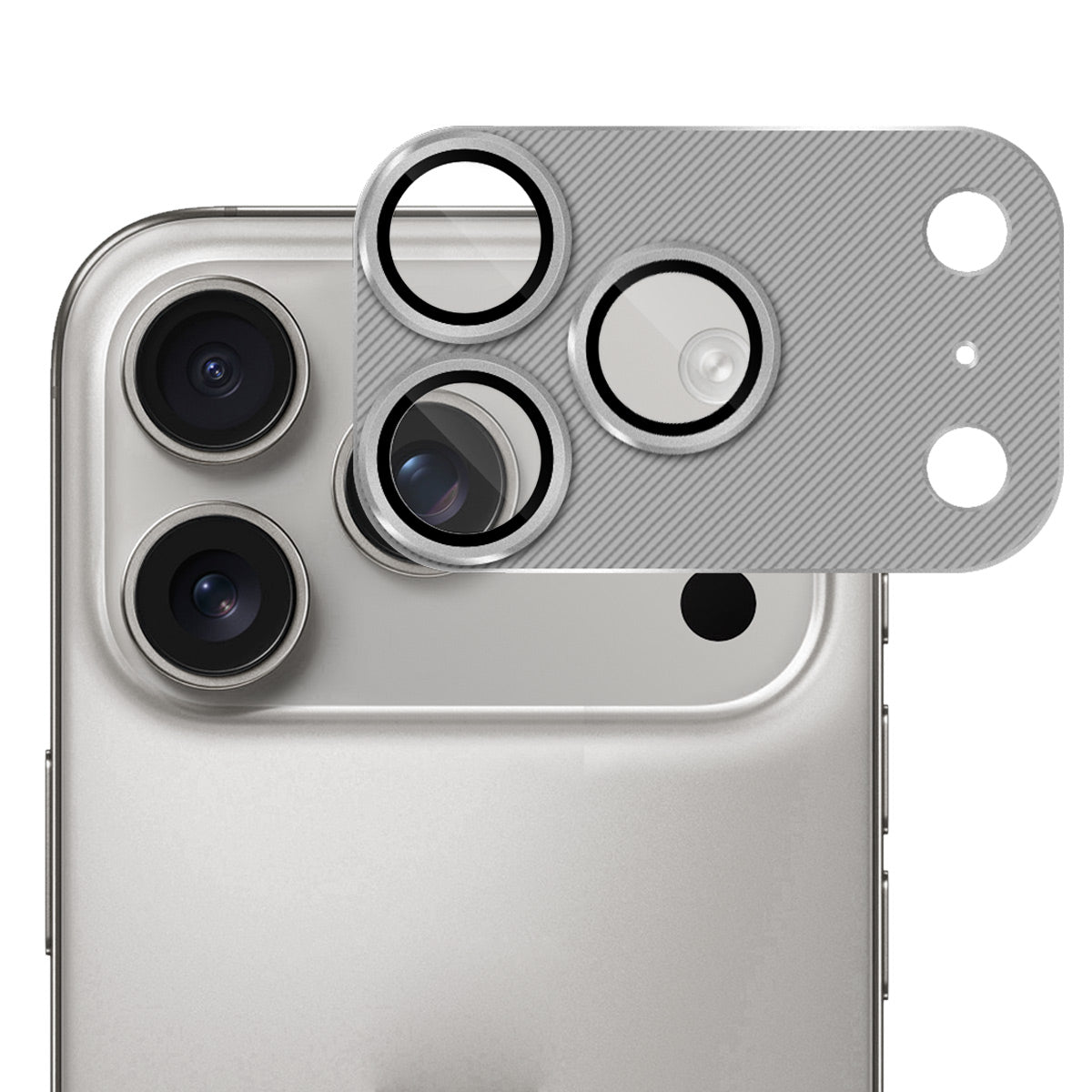 ENKAY HAT PRINCE til iPhone 17 Pro Max Kamerabeskytter i aluminiumslegering + hærdet glas