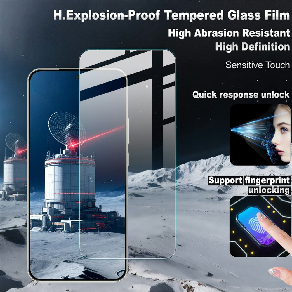 IMAK H Series For Honor Magic8 Lite 5G / X9d 5G / X70 5G Screen Protector Tempered Glass HD Clear Film (Fingerprint Unlock)