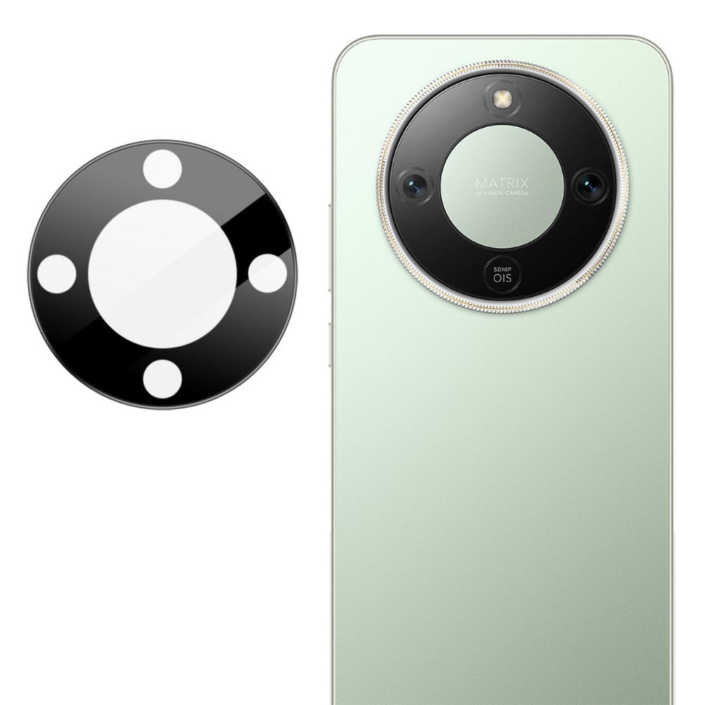 IMAK For Honor Magic8 Lite 5G / X9d 5G / X70 5G Camera Lens Protector Tempered Glass HD Clear Lens Film (Black Version)