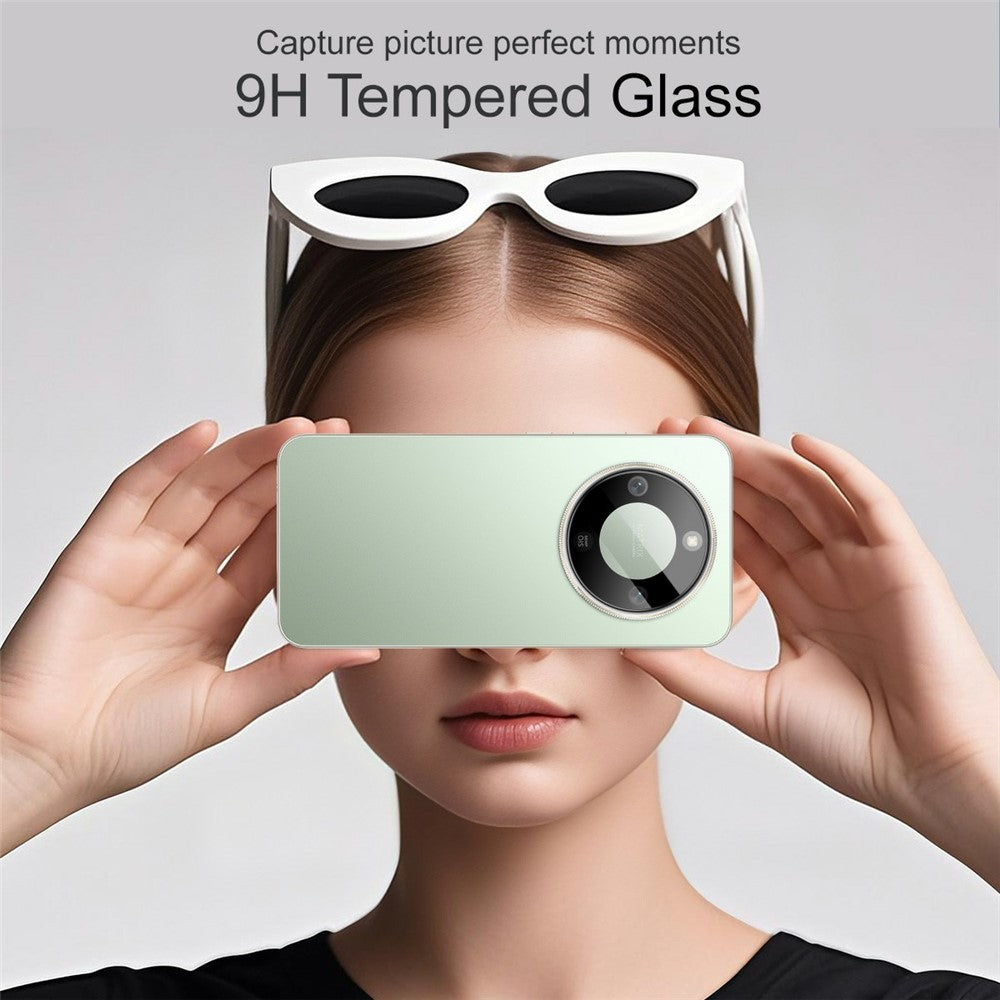 IMAK For Honor Magic8 Lite 5G / X9d 5G / X70 5G Camera Lens Protector Tempered Glass HD Clear Lens Film (Black Version)
