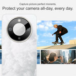 IMAK For Honor Magic8 Lite 5G / X9d 5G / X70 5G Camera Lens Protector Tempered Glass HD Clear Lens Film (Black Version)