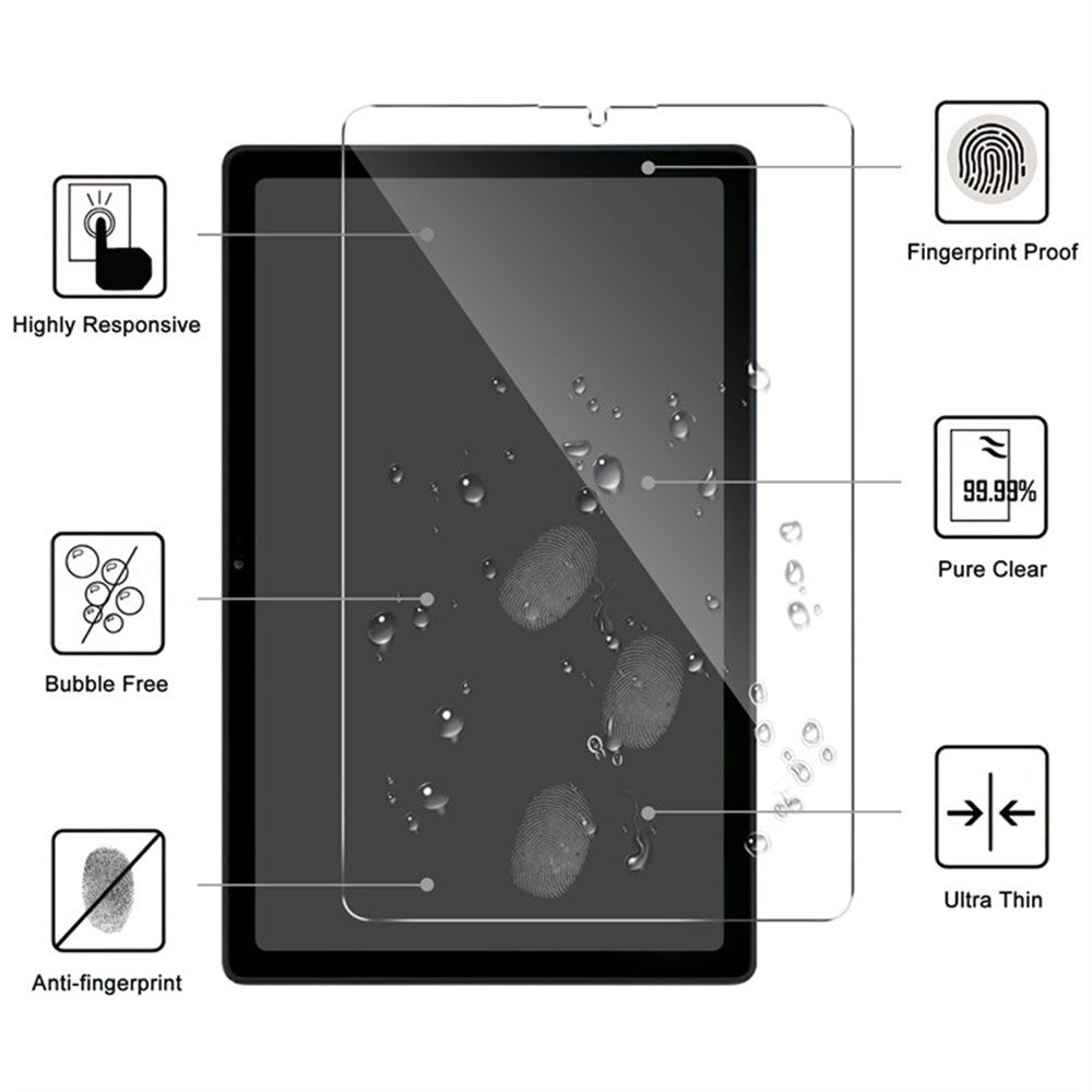 For Xiaomi Pad Mini / Redmi K Pad Tempered Glass Screen Protector 2.5D Straight Edge Full Screen Film Full Glue
