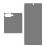 For Samsung Galaxy Z Flip7 5G Privacy Hydrogel Screen Protector 180-Degree Anti-Spy Front/Back PET + TPU Films