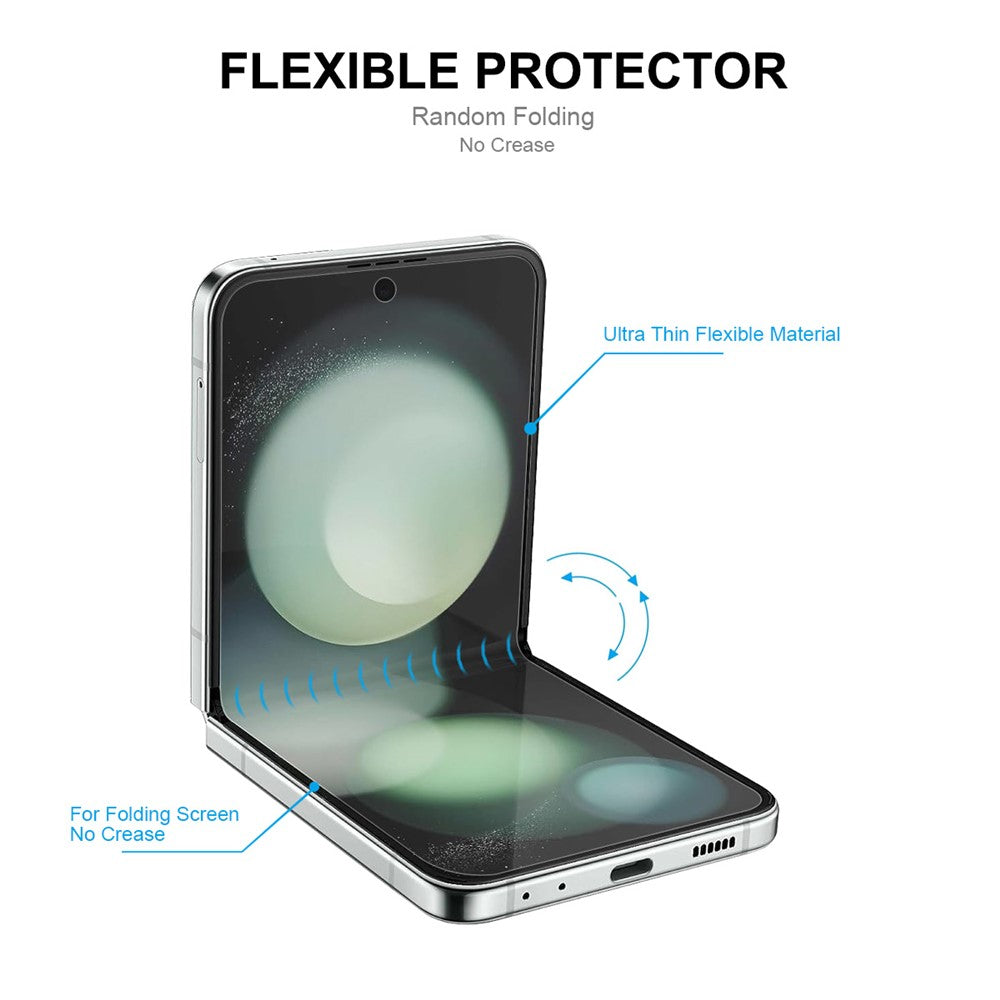 ENKAY HAT PRINCE Screen Protector for Samsung Galaxy Z Flip6 5G Front + Back Self-Healing TPU Film Full-Coverage