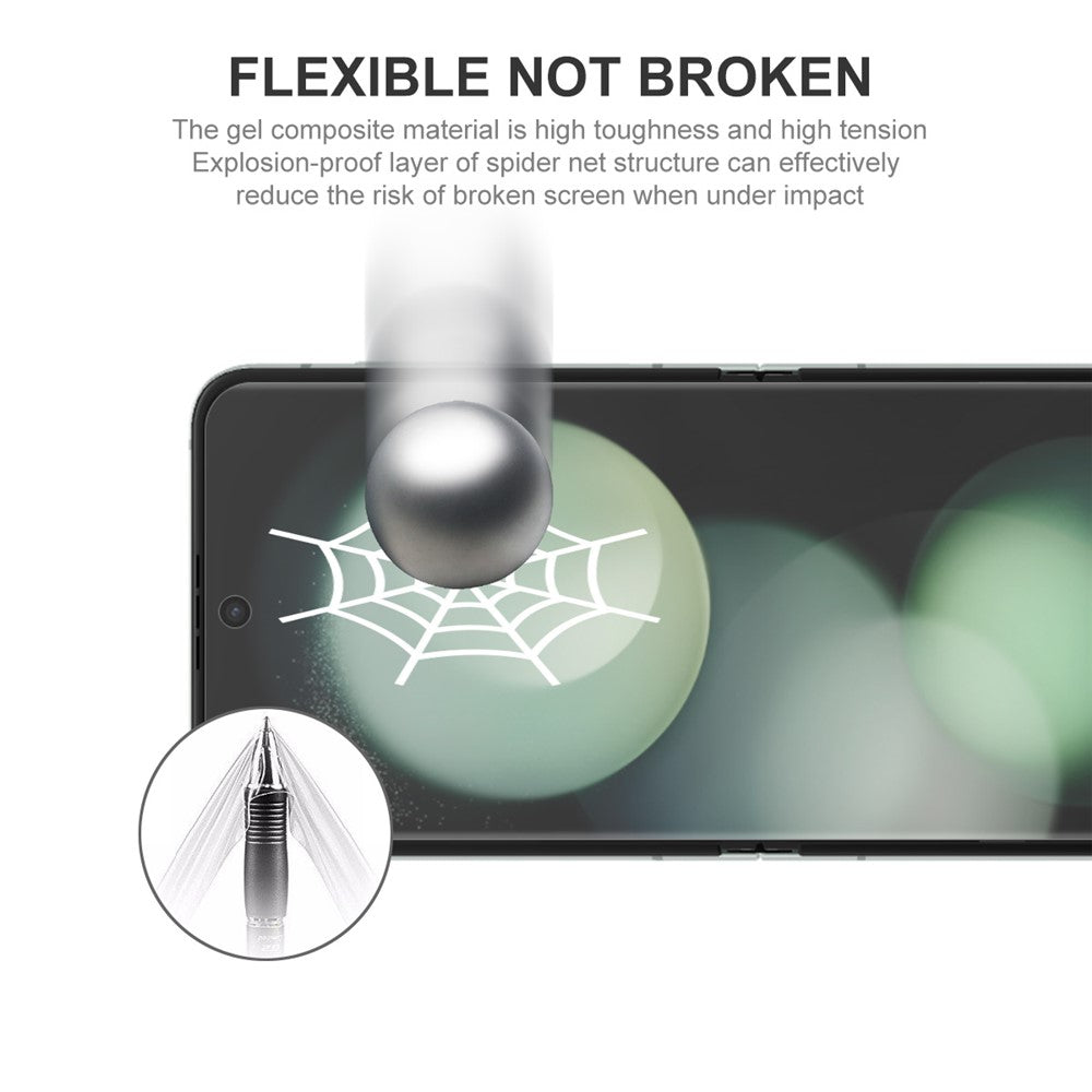 ENKAY HAT PRINCE Screen Protector for Samsung Galaxy Z Flip6 5G Front + Back Self-Healing TPU Film Full-Coverage