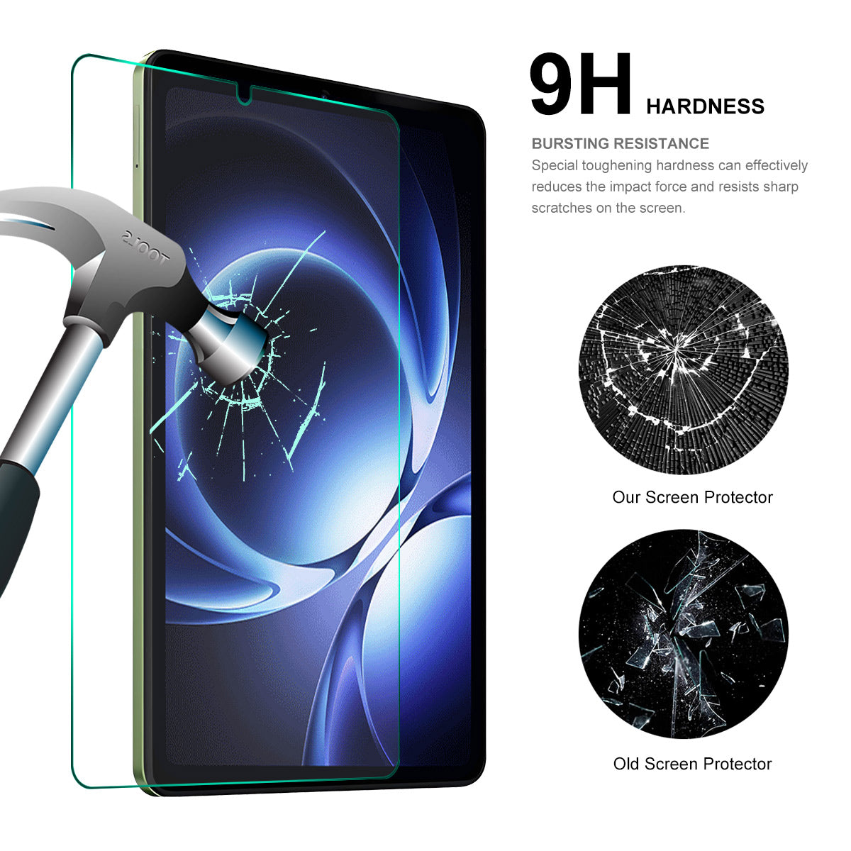 ENKAY HAT PRINCE For Xiaomi Pad Mini / Redmi K Pad 2Pcs Screen Protector   9H 2.5D 0.33mm High Aluminium-silicon Glass Film