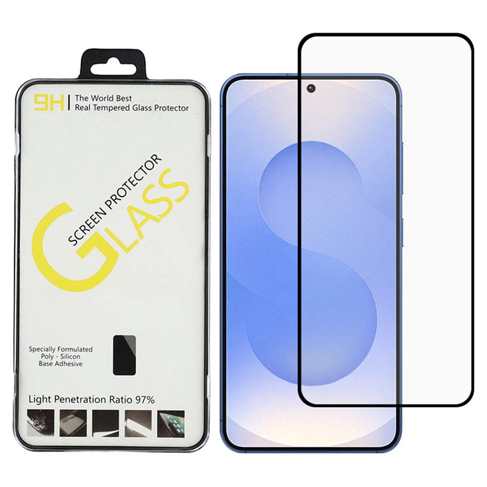 For Samsung Galaxy M44 5G Screen Protector Silk Printing Full Glue Crystal Clear Tempered Glass Film