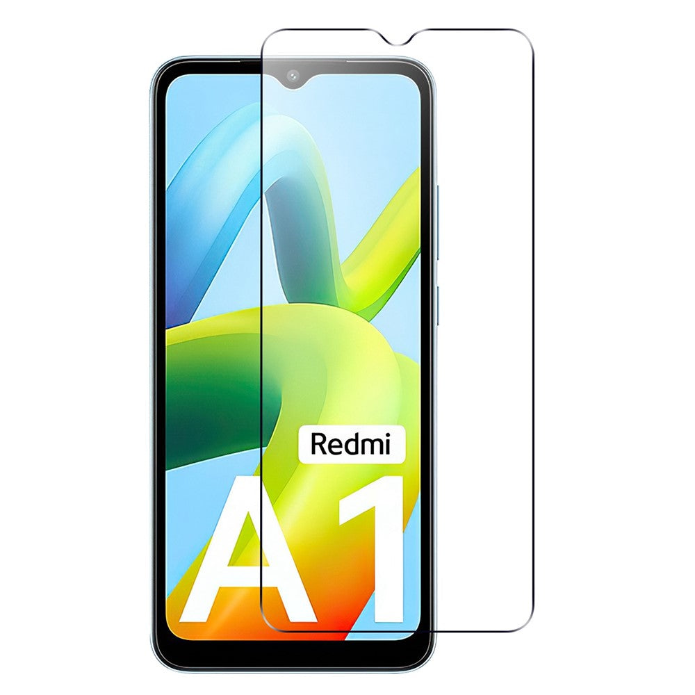 For Xiaomi Redmi A1 4G / A2 4G Tempered Glass Film 2.5D Arc Edge HD Clear Anti-explosion Screen Protector