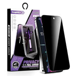 YONGPOLY For iPhone Air Anti-Spy Full Screen Protector Auto-Dust Removal Tempered Glass Film