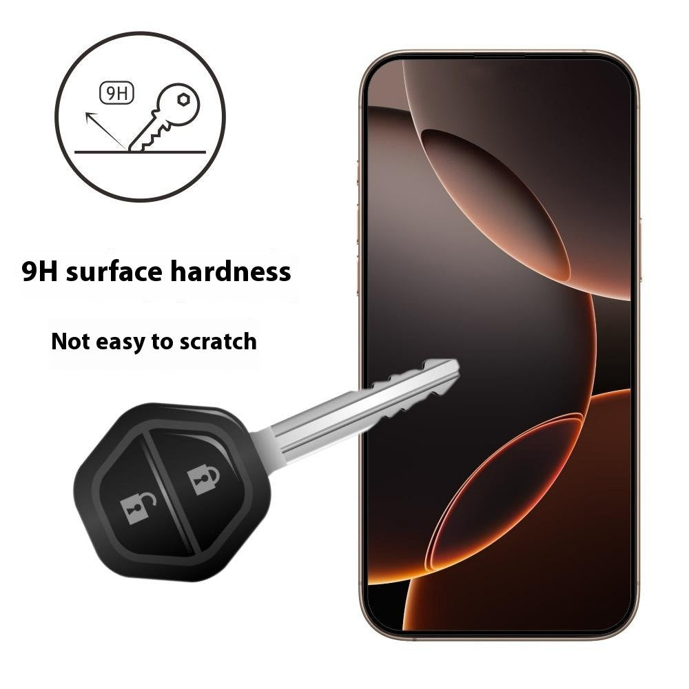 ITIETIE For iPhone 11 Pro Max 2PCS Tempered Glass 2.5mm High Aluminum Screen Protector Silk Printing Film