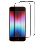 ITIETIE For iPhone SE (2022)  /  (2020)  /  8  /  7  /  6  /  6s 2PCS Tempered Glass 2.5mm High Aluminum Screen Protector Silk Printing Film