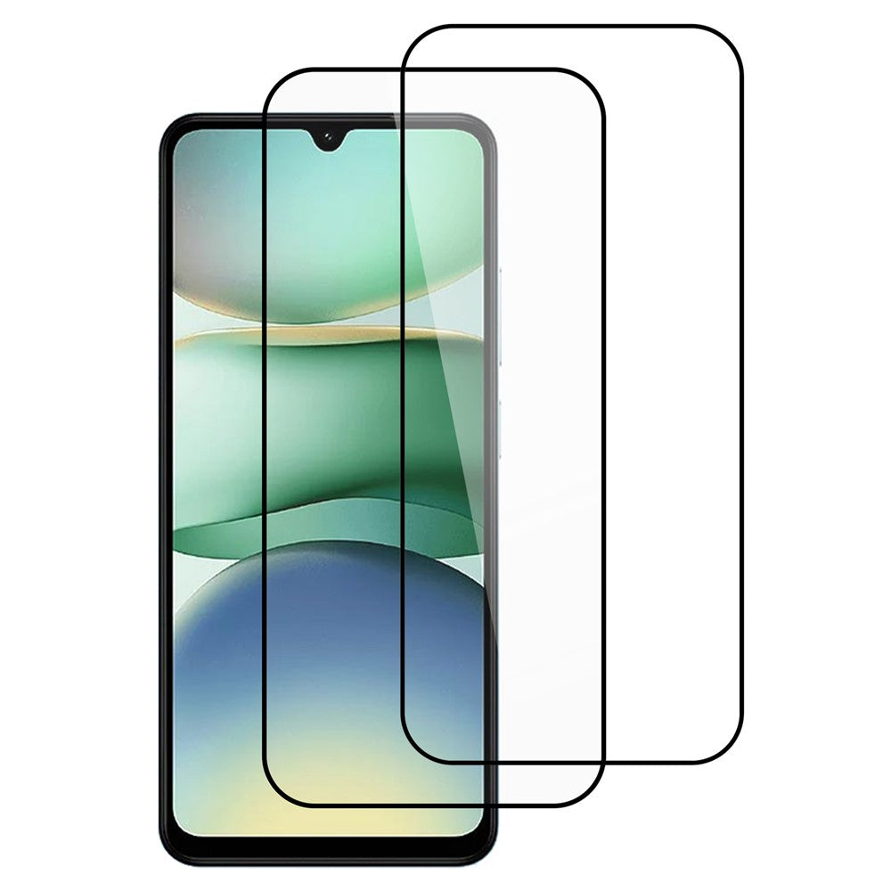 ITIETIE För Xiaomi Redmi A5 NFC (EU) (173,45 mm) 2 st. härdat glas 2,5 mm hög aluminium skärmskydd silkestryckfilm