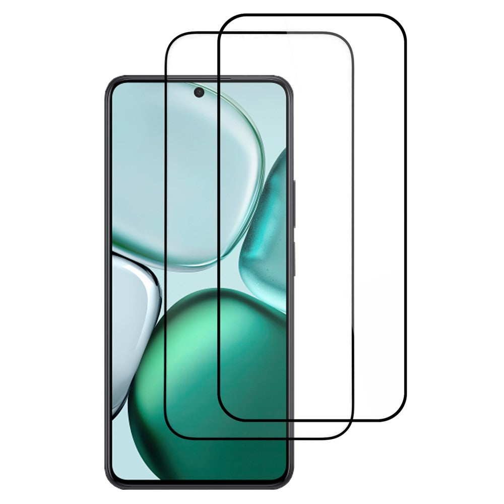 ITIETIE For Honor X9c Smart 5G 2PCS Tempered Glass 2.5mm High Aluminum Screen Protector Silk Printing Film