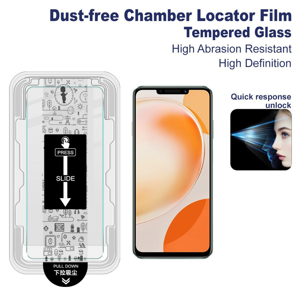 IMAK H Series For Huawei Enjoy 60X Tempered Glass Screen Protector Easy Installation Film with Auto Dust-Remove Tool Kit