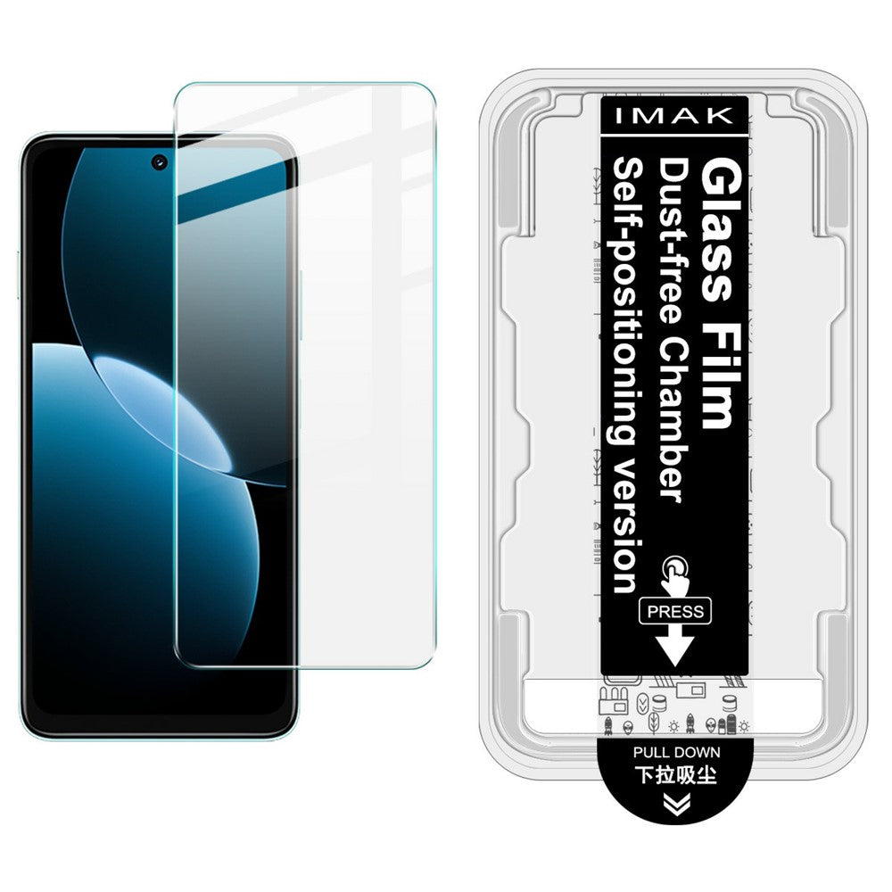 IMAK H Series For Huawei Enjoy 80 Tempered Glass Screen Protector Easy Installation Film with Auto Dust-Remove Tool Kit