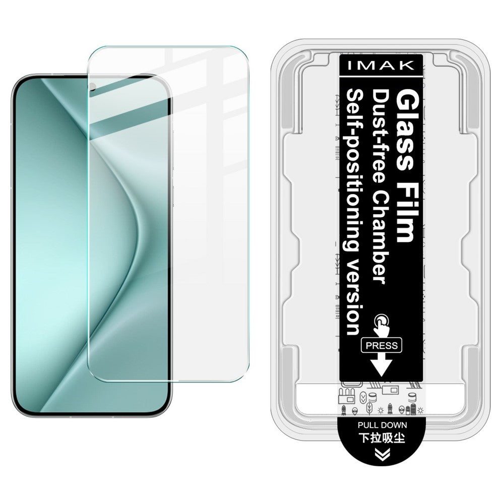 IMAK H Series For Huawei Pura 70 Tempered Glass Screen Protector Easy Installation Film with Auto Dust-Remove Tool Kit (Fingerprint Unlock)