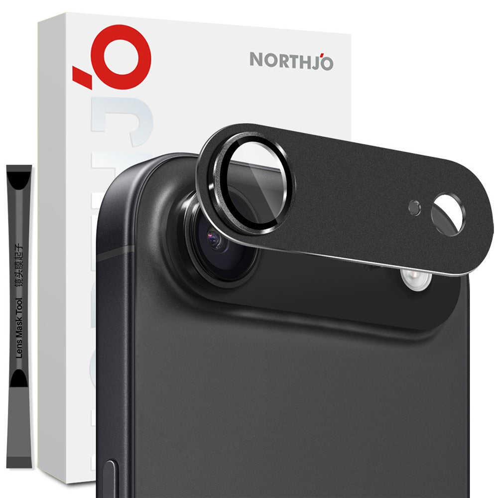 NORTHJO For iPhone Air Camera Lens Protector Matte Integrated Metal Tempered Glass Lens Film