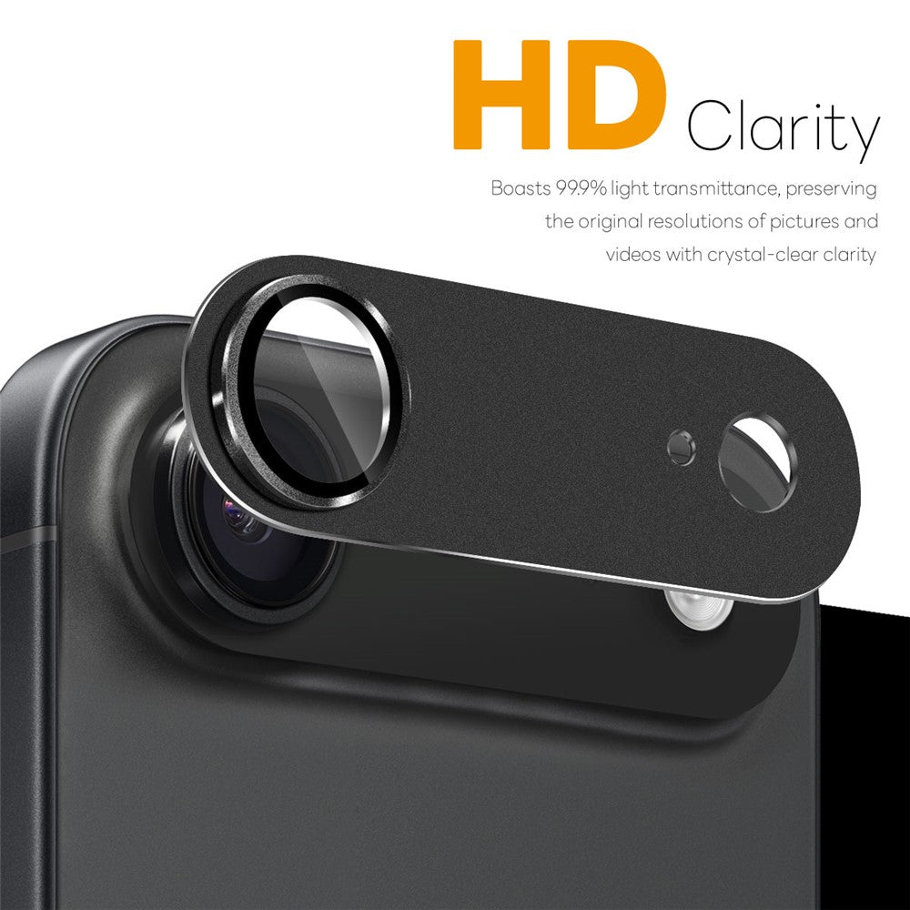 NORTHJO For iPhone Air Camera Lens Protector Matte Integrated Metal Tempered Glass Lens Film