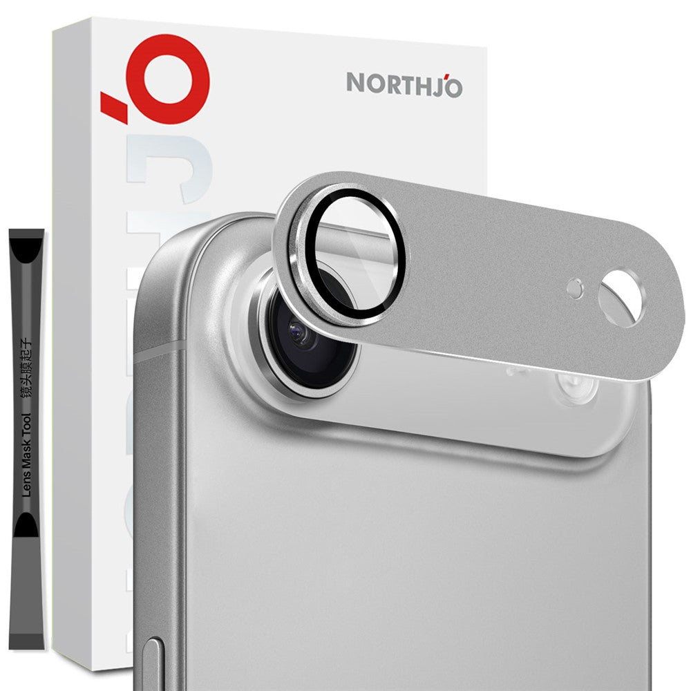 NORTHJO For iPhone Air Camera Lens Protector Matte Integrated Metal Tempered Glass Lens Film