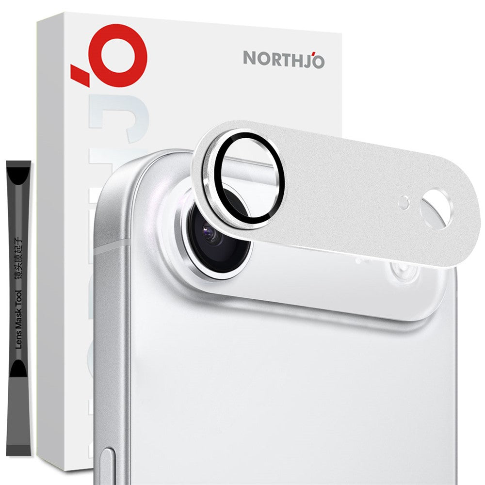 NORTHJO For iPhone Air Camera Lens Protector Matte Integrated Metal Tempered Glass Lens Film