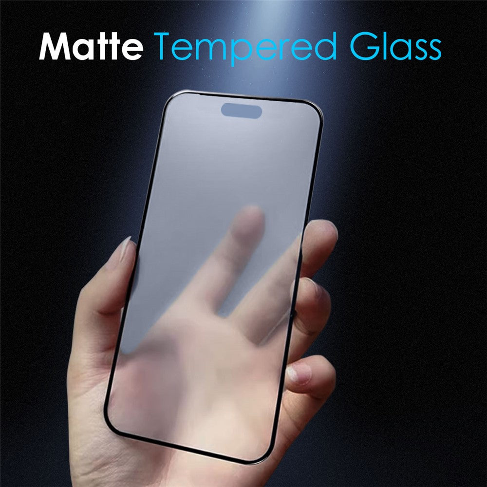 NORTHJO A++ For iPhone 17 Pro Max Screen Protector Anti-Fingerprint Matte Full Coverage Tempered Glass Film