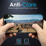 NORTHJO A++ For iPhone 17 Pro Max Screen Protector Anti-Fingerprint Matte Full Coverage Tempered Glass Film