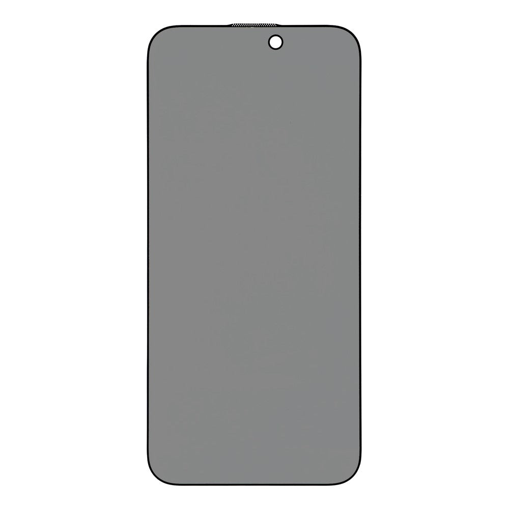 For iPhone 15 Pro Max Privacy Screen Protector 180 Degree Anti Spy Tempered Glass Film Full Coverage Silk Printing Edge