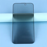 For iPhone 15 Pro Max Privacy Screen Protector 180 Degree Anti Spy Tempered Glass Film Full Coverage Silk Printing Edge