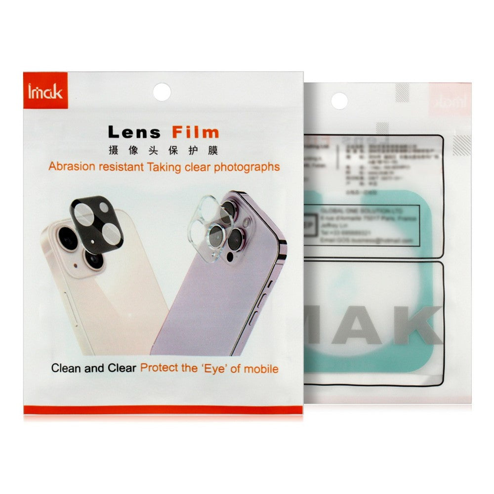 IMAK For Samsung Galaxy Z Flip7 FE 5G Tempered Glass Camera Lens Film + Rear Screen Protector (Black Version)