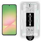 IMAK H Series til Samsung Galaxy A35 5G / A55 5G Hærdet Glas Skærmbeskytter Nem Installation Film med Auto Støvfjernelsesværktøjssæt (Fingeraftryksoplåsning)