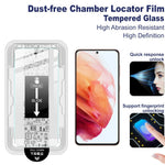 IMAK H Series For Samsung Galaxy S21 5G / 4G Tempered Glass Screen Protector Easy Installation Film with Auto Dust-Remove Tool Kit (Fingerprint Unlock)