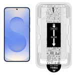 IMAK H-serien hærdet glas-skærmbeskyttelse til Samsung Galaxy S23 / S22 5G, nem installationsfilm med automatisk støvfjernelsesværktøjssæt (fingeraftrykslåsning)